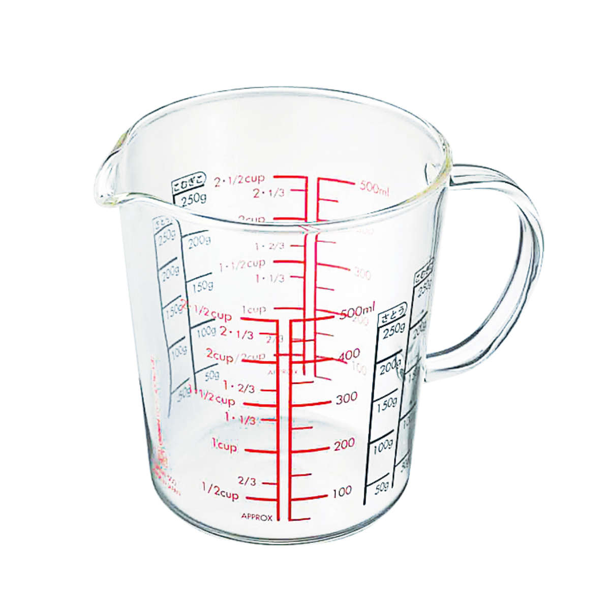 HARIO（ハリオ） メジャーカップ ワイド 500ml （ 計量コップ メジャー