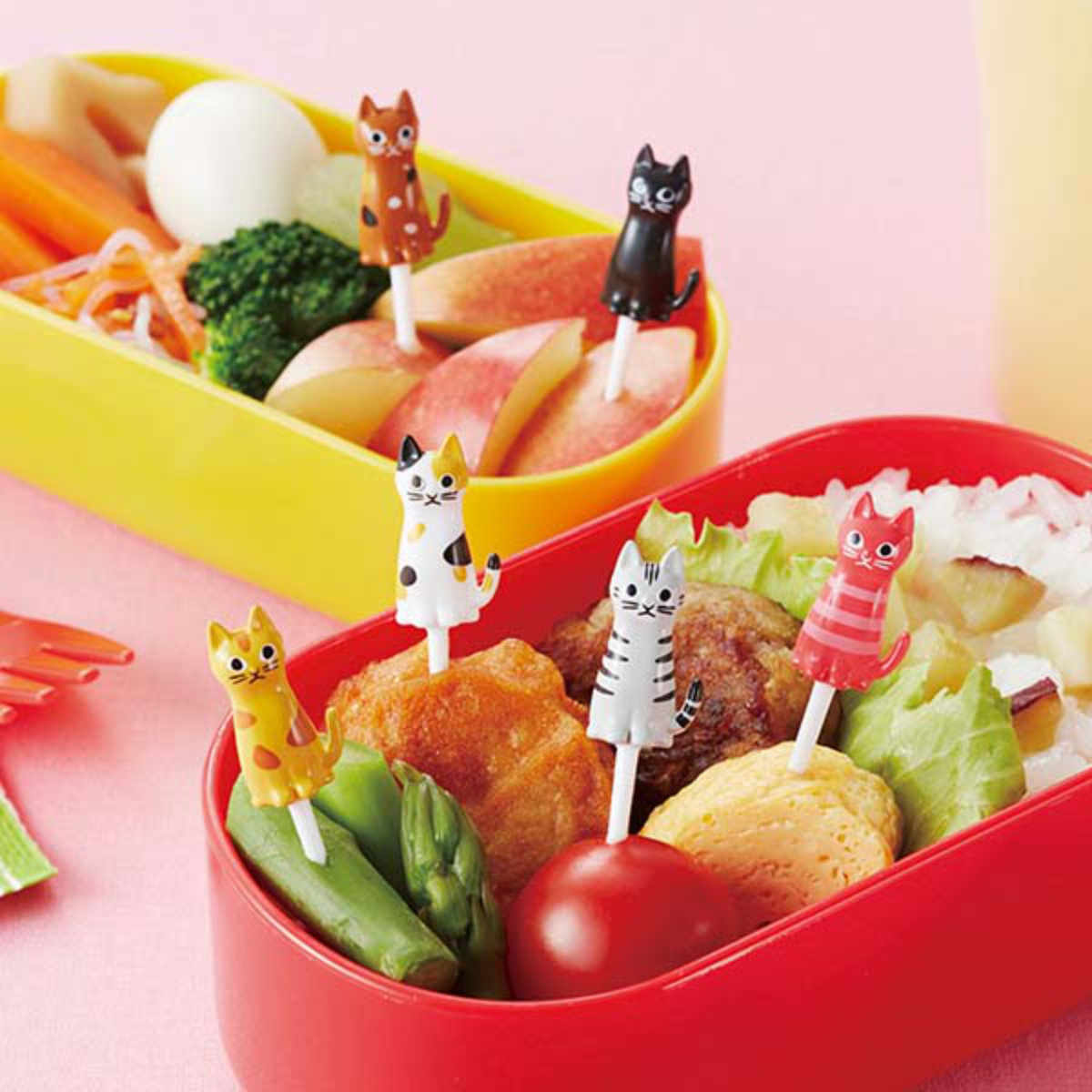 ピック シンプルキャットピック 6本入 （ おかずピック お弁当ピック