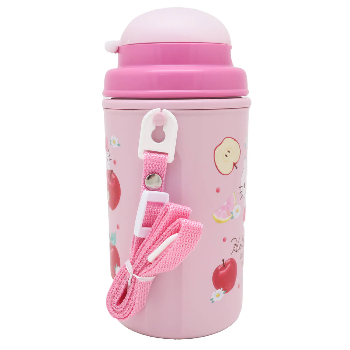 OSK（オーエスケー） 水筒 ストロー付水筒 ハローキティフルーツ 450ml