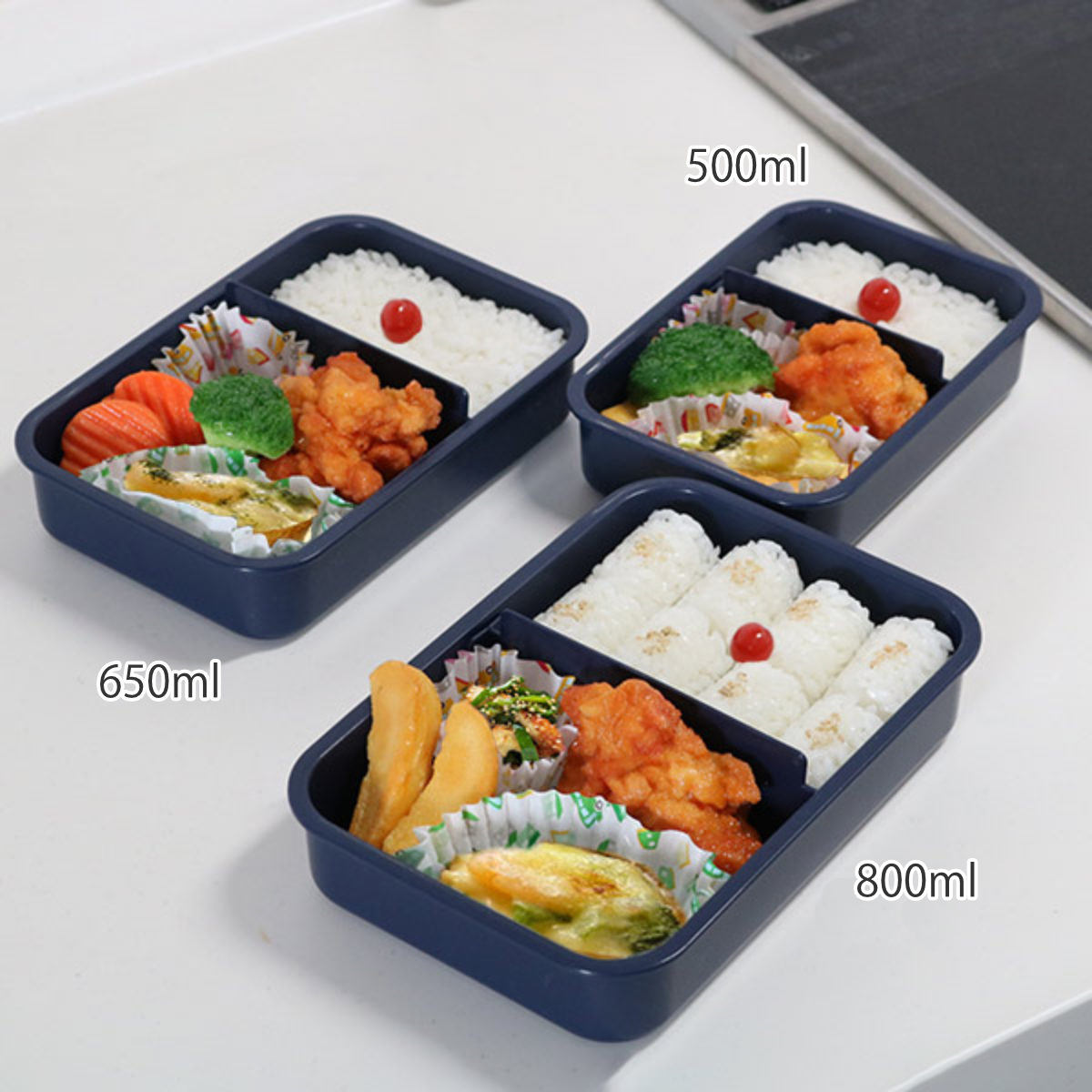 OSK（オーエスケー） お弁当箱 1段 まるごと冷凍弁当 650ml 2個セット
