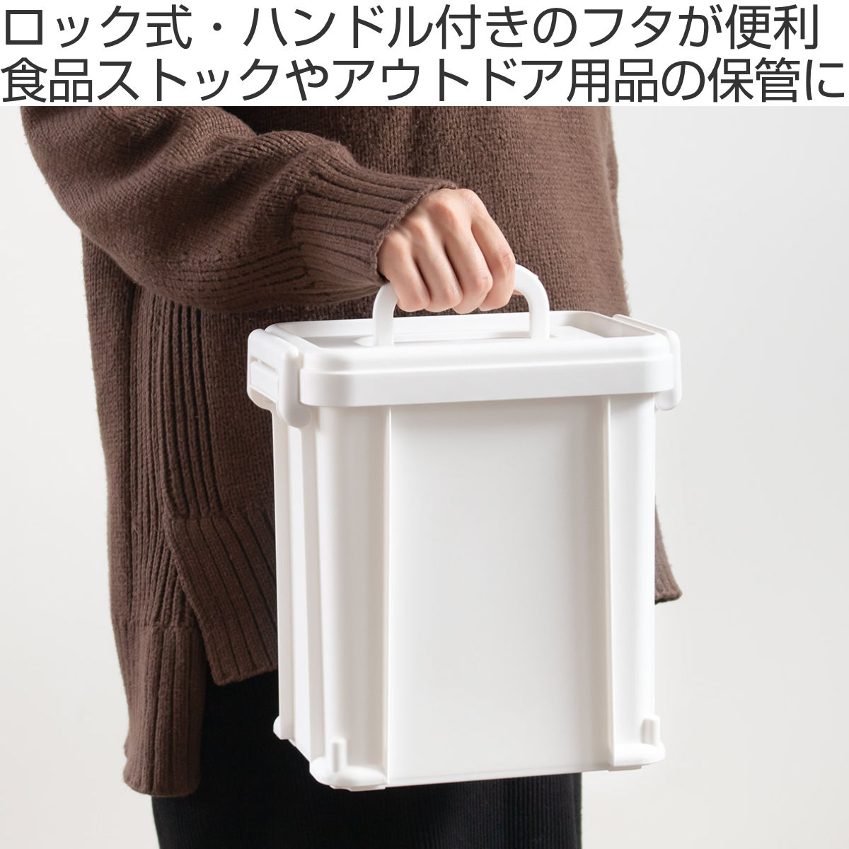ID：243114　籐のフタ付き　ボックス SANKA 収納ボックス ナチュラトラックス 幅24.5×奥行17.2×高さ26cm 24L