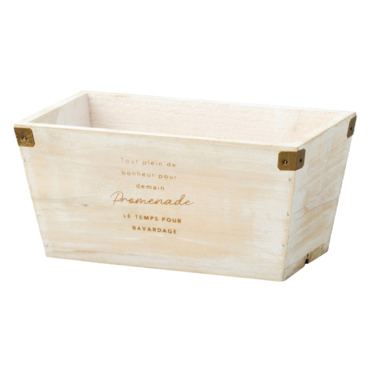 プランター ナチュラルウッドプランター長角 Sサイズ 木製 （ 植木鉢