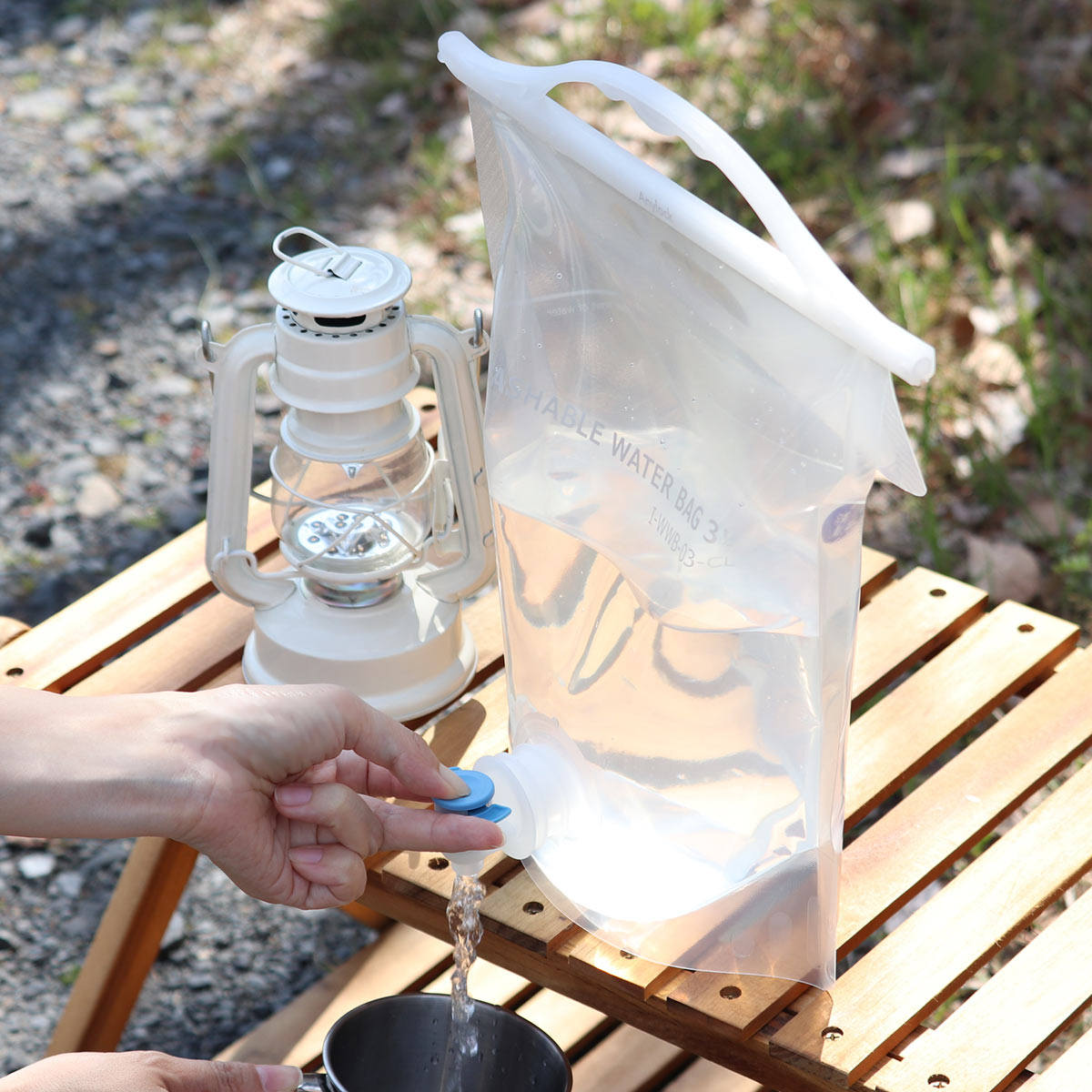 岩谷マテリアル ウォータータンク 3L 折りたたみ ウォッシャブル