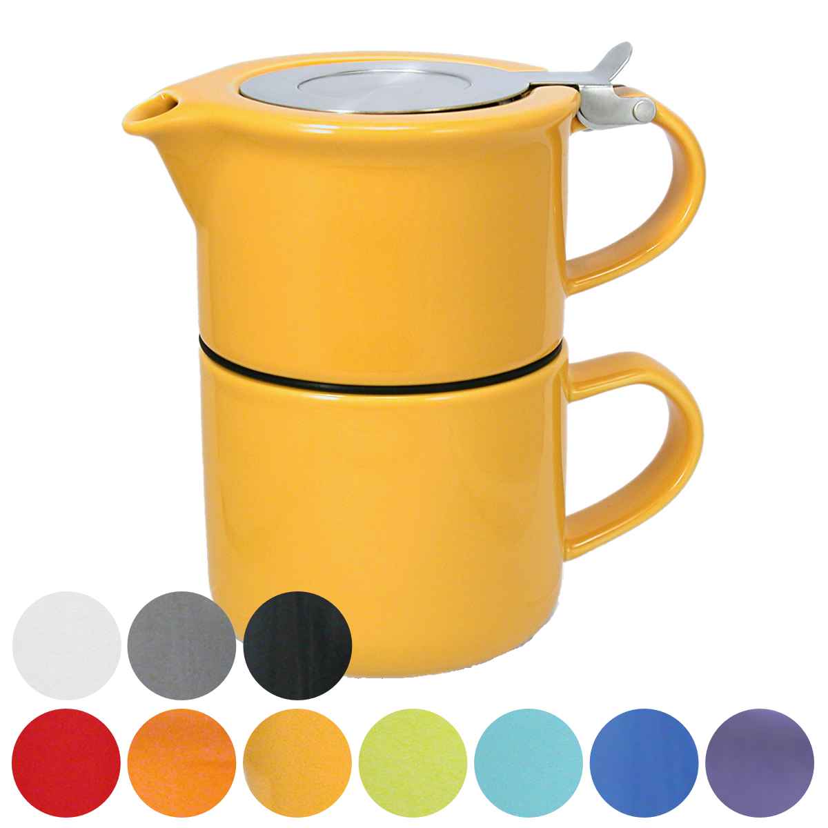 FORLIFE JAPAN ティーポット＆カップ セット 400ml ティーフォーワン