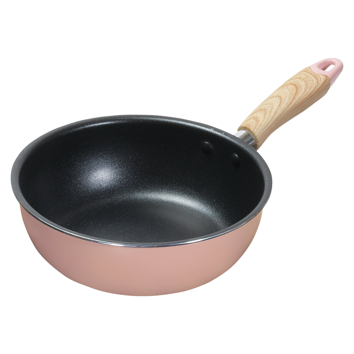 パール金属 いため鍋 20cm IH対応 フッ素加工 ナチュラルクックピュア