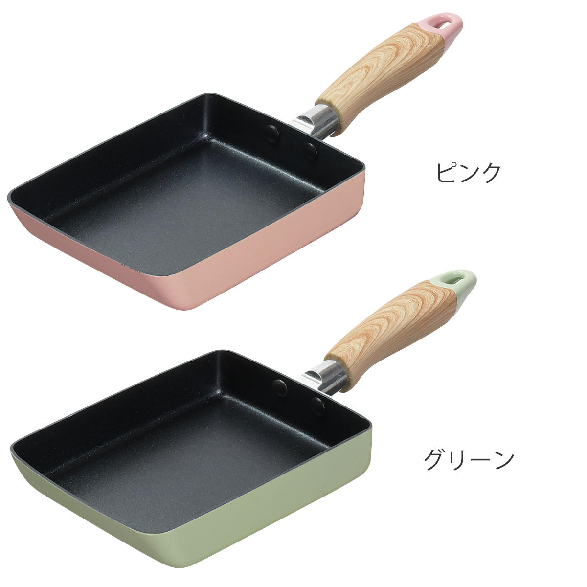 パール金属 玉子焼き器 13×18cm IH対応 フッ素加工 ナチュラルクック