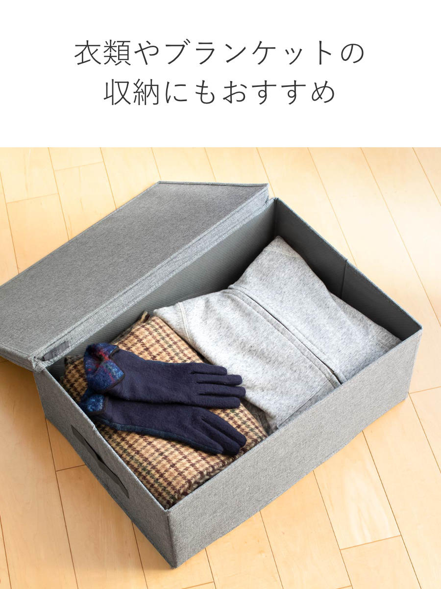 Fits 収納ボックス 3個セット フタ付き フィッツファブリック 幅51