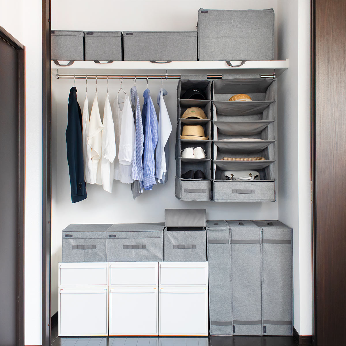 Fits 収納ボックス S 3個セット ハーフオープン フィッツファブリック