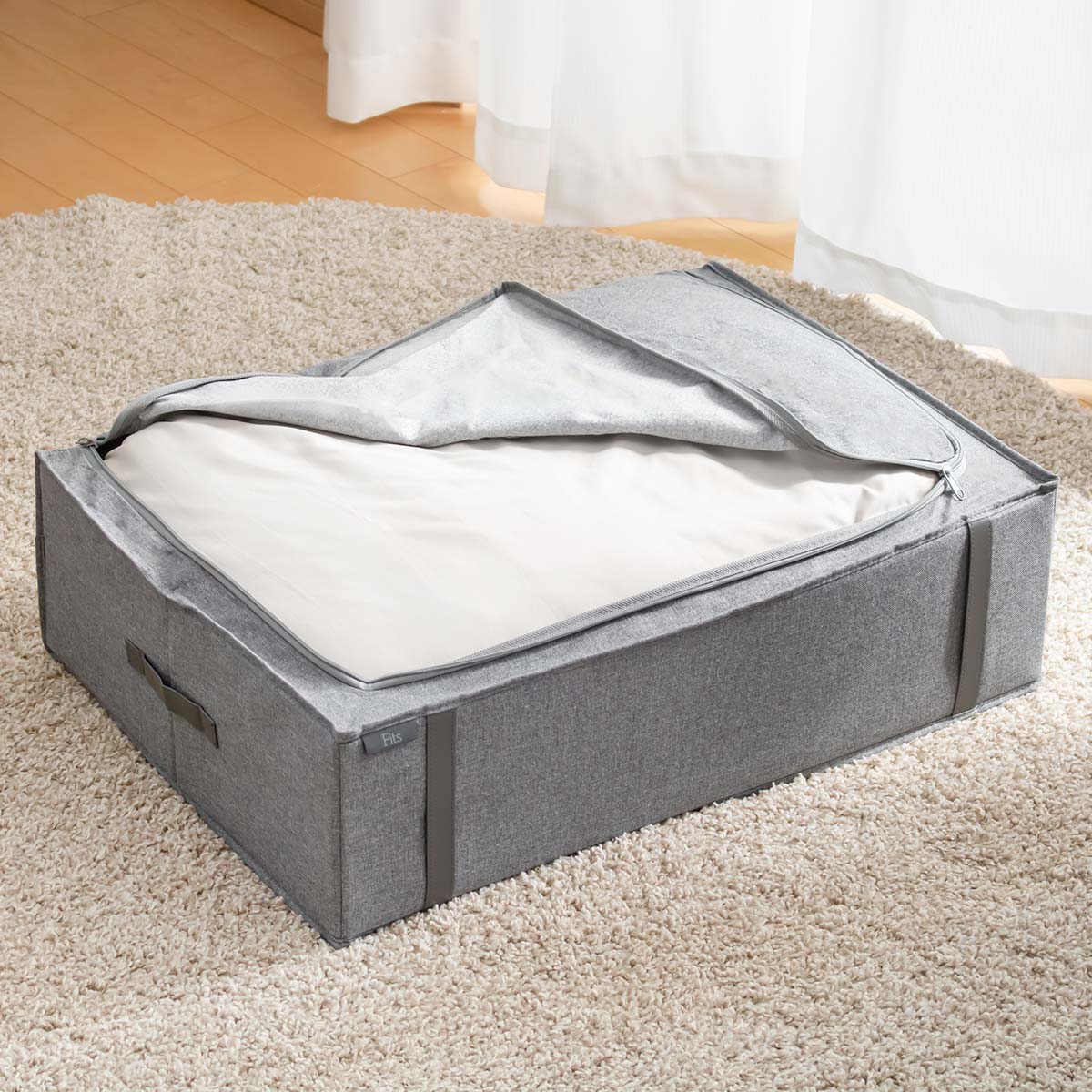 Fits 布団収納袋 縦型 ふとんケース フィッツファブリック 幅20×奥行50