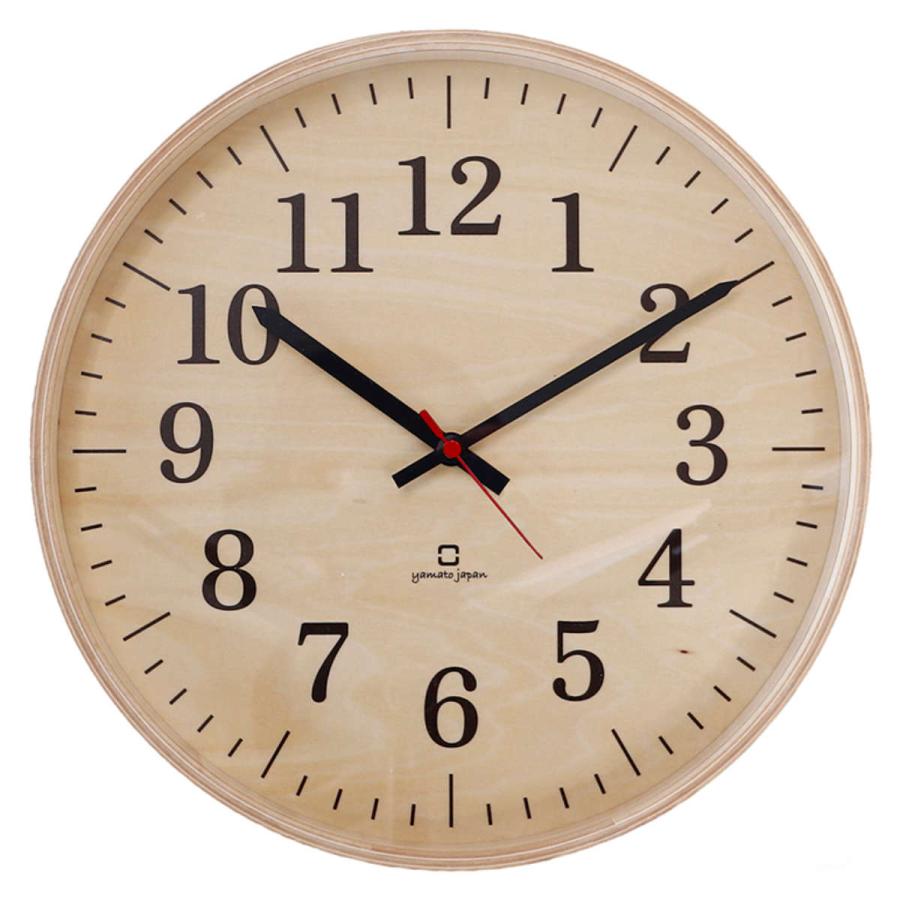 ヤマト工芸 掛け時計 fullmoon スタンダード 日本製 （ 時計 壁掛け