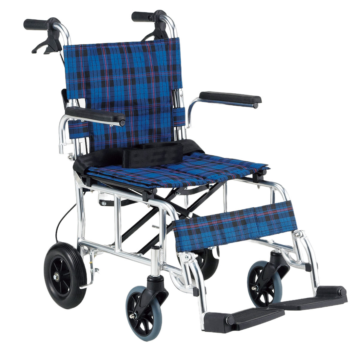 マキテック 車いす ピロプラス 介助式 背折れタイプ 座面幅38cm