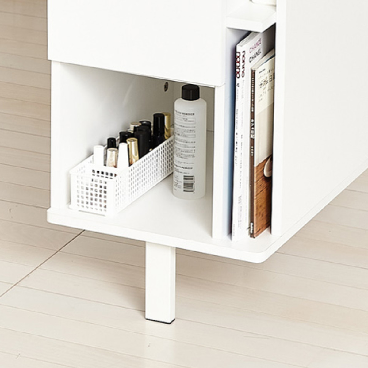 クロシオ ネイルデスク 幅113.8cm 引き出し付き （ ネイル ネイル