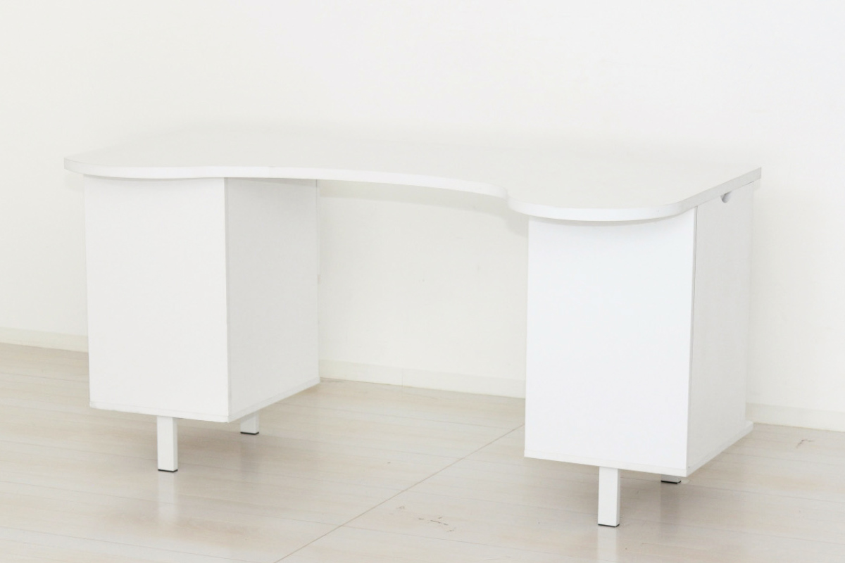 クロシオ ネイルデスク 幅140cm 引き出し付き （ ネイル ネイル