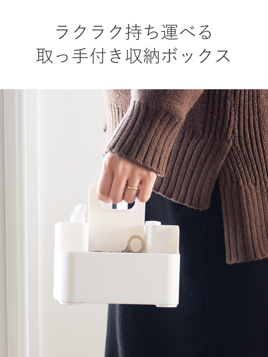 SANKA 小物収納 ナチュラ ツールピット S ハンドル付き （ 収納ケース