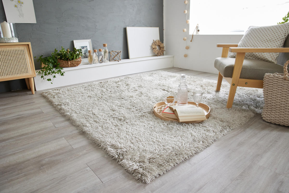 スミノエ カーペット ラグ 185×185 日本製 スミノエ ラグ ロングウッド 185×185cm 床暖房対応 （ カーペット 絨毯