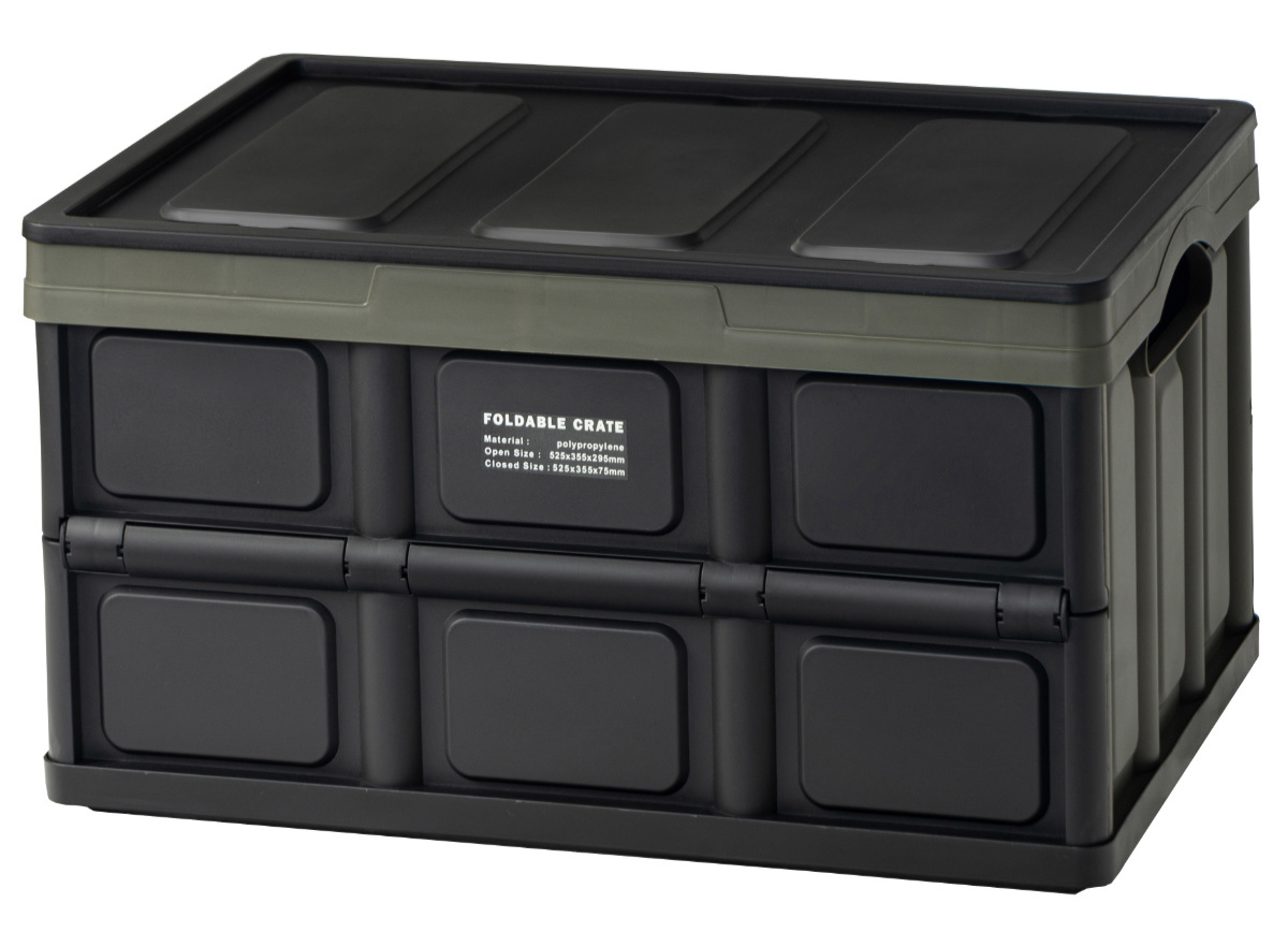 東谷 収納ボックス 折りたたみ 蓋付き フォルダブル クレート （ 収納