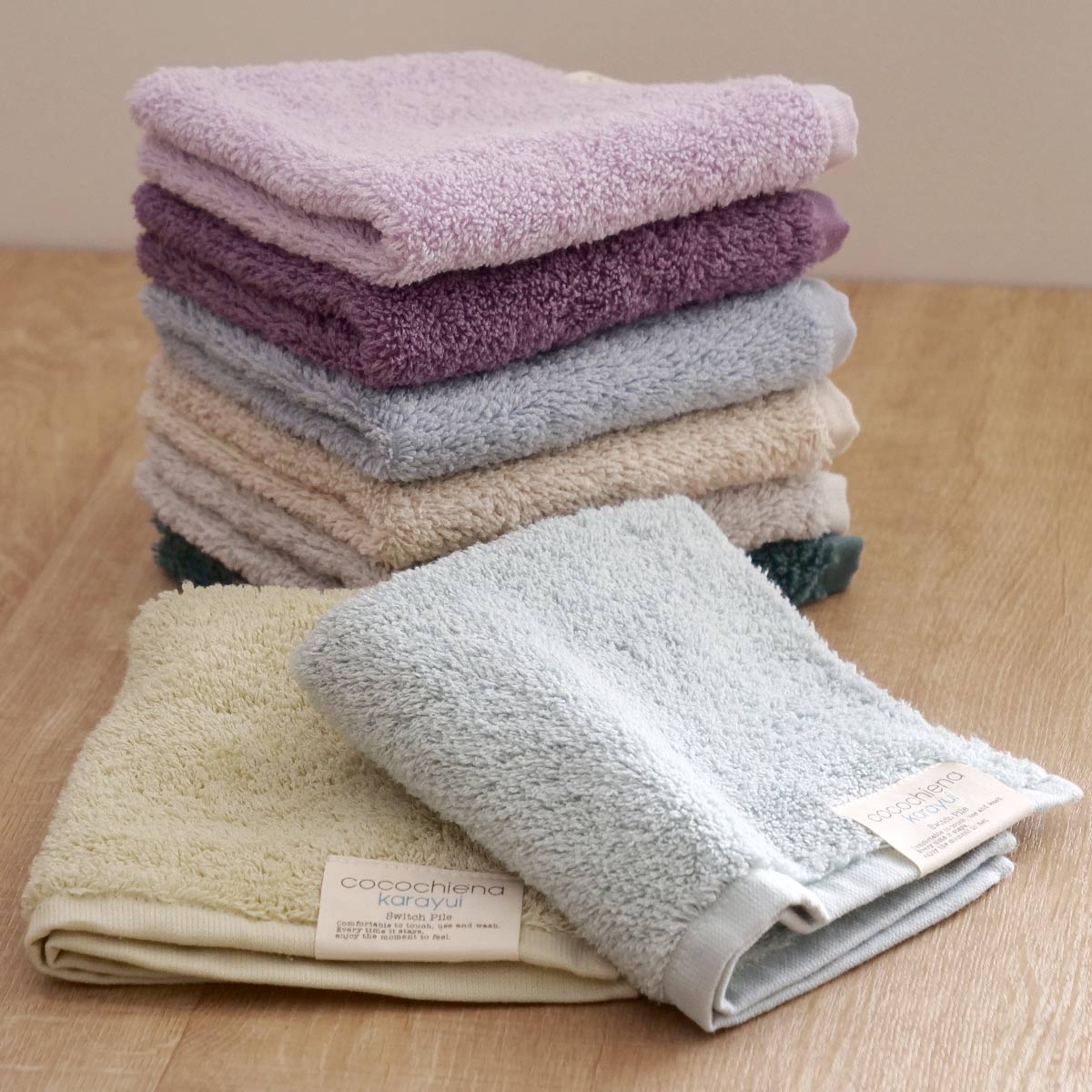 cocochiena（ココチエナ） ハンドタオル カラユイ 34×35cm （ タオル