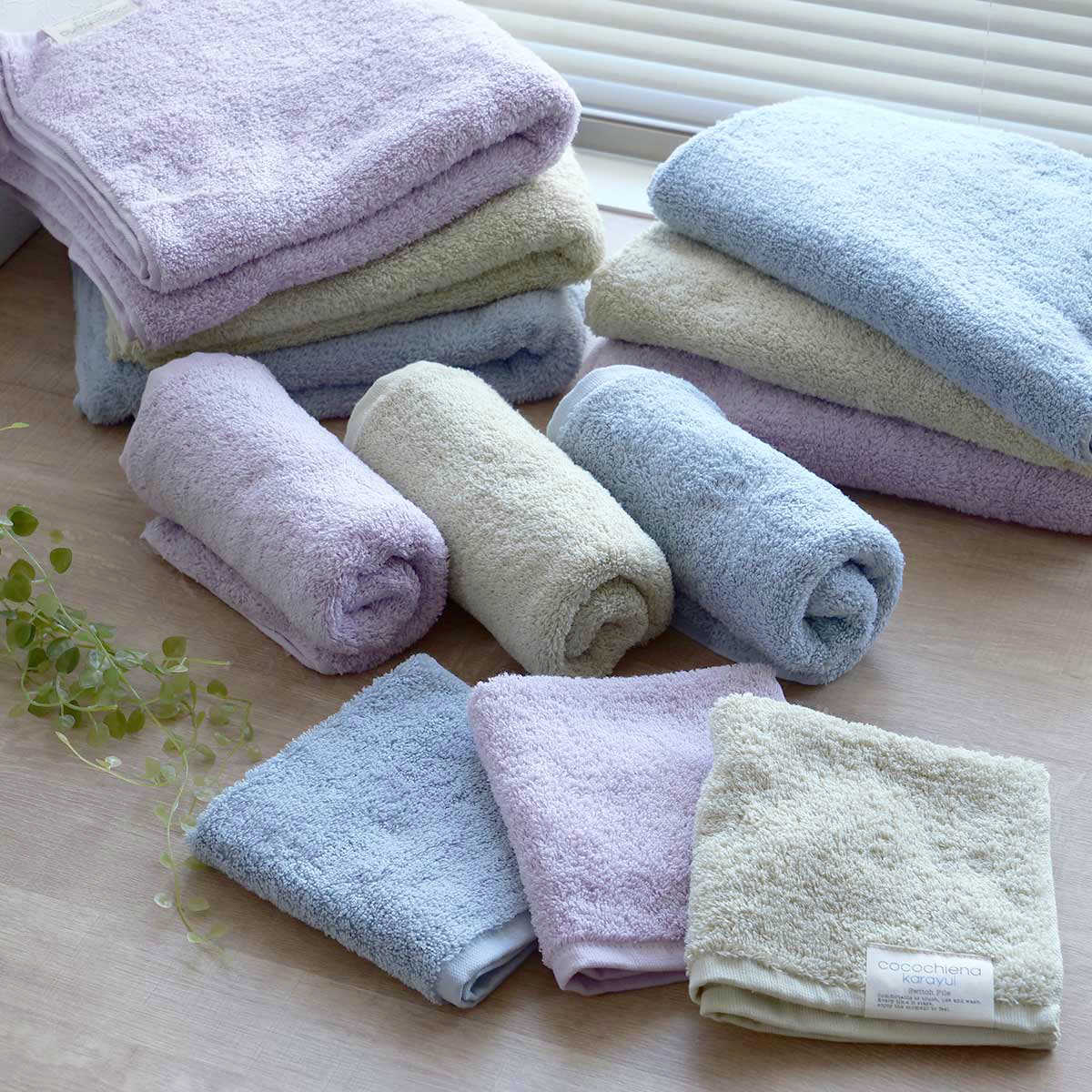 cocochiena（ココチエナ） ハンドタオル カラユイ 34×35cm （ タオル