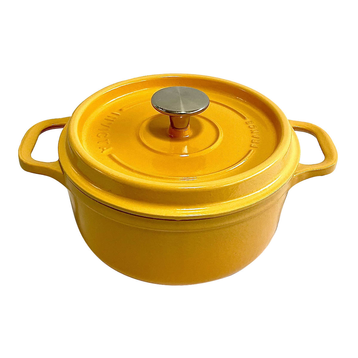 INVICTA キャセロール 20cm ラウンド IH対応 両手鍋 （ インビクタ