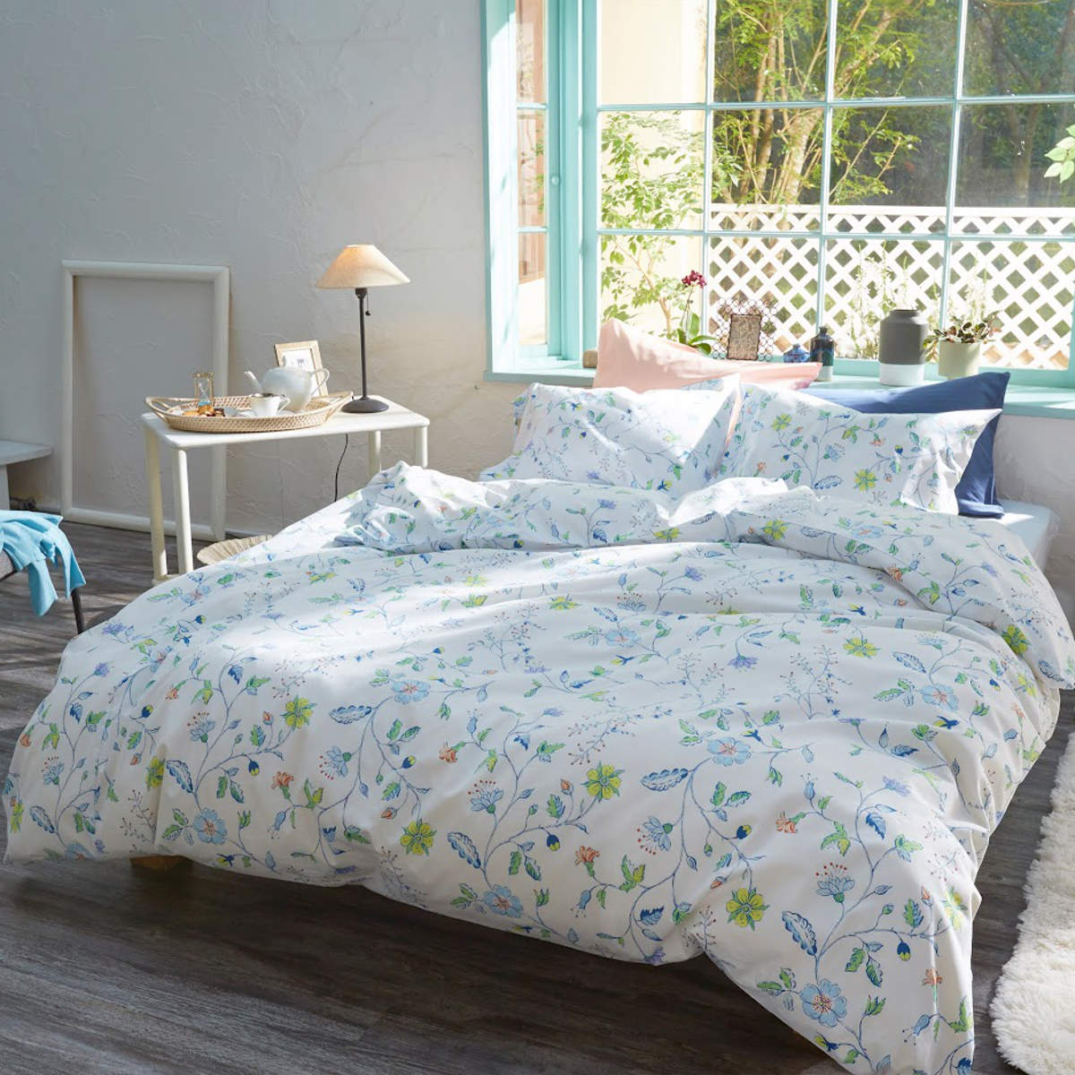 掛け布団カバー Fab the Home シングル リザ 綿100％ 日本製 （ ファブ