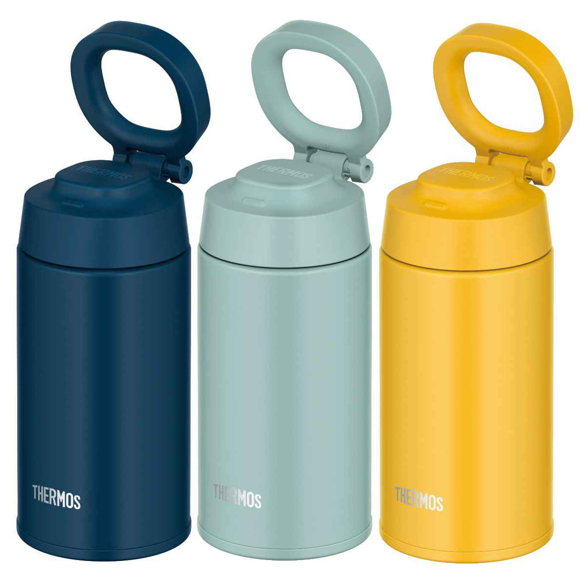 水筒3本 THERMOS（サーモス） 水筒 380ml 取っ手付き ステンレス 真空断熱