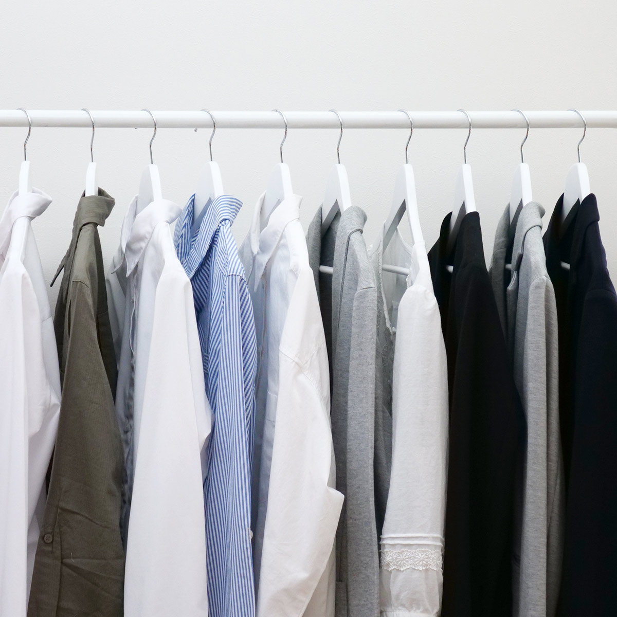 ハンガー 5本セット モノクローゼット ネックシャツハンガー