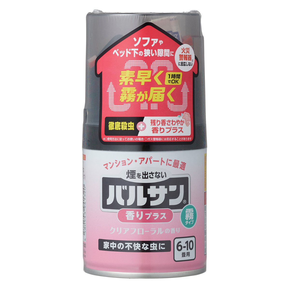 LEC（レック） バルサン 香りプラス 霧タイプ 6〜10畳 1個入 （ クリア