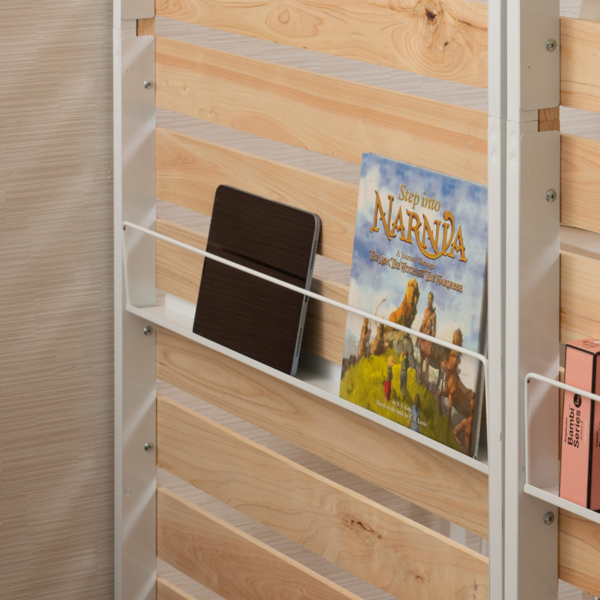 マガジンラック ひのきのキャスター付きパーテーション用マガジン