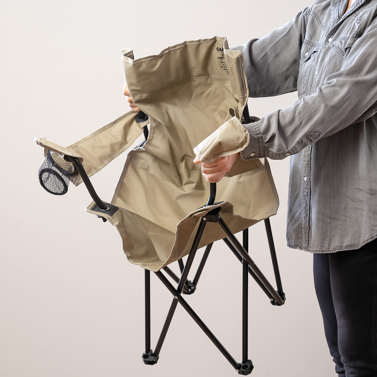 CAPTAIN STAG（キャプテンスタッグ） アウトドアチェア 折りたたみ CS