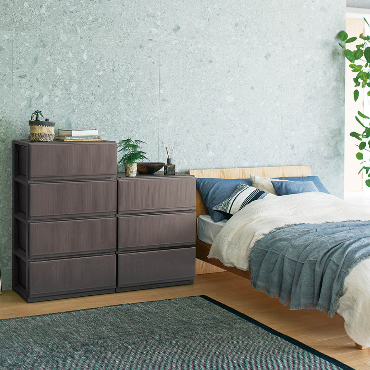 天馬 チェスト プロフィックス スタイルケース組立式 深型 3段 高さ