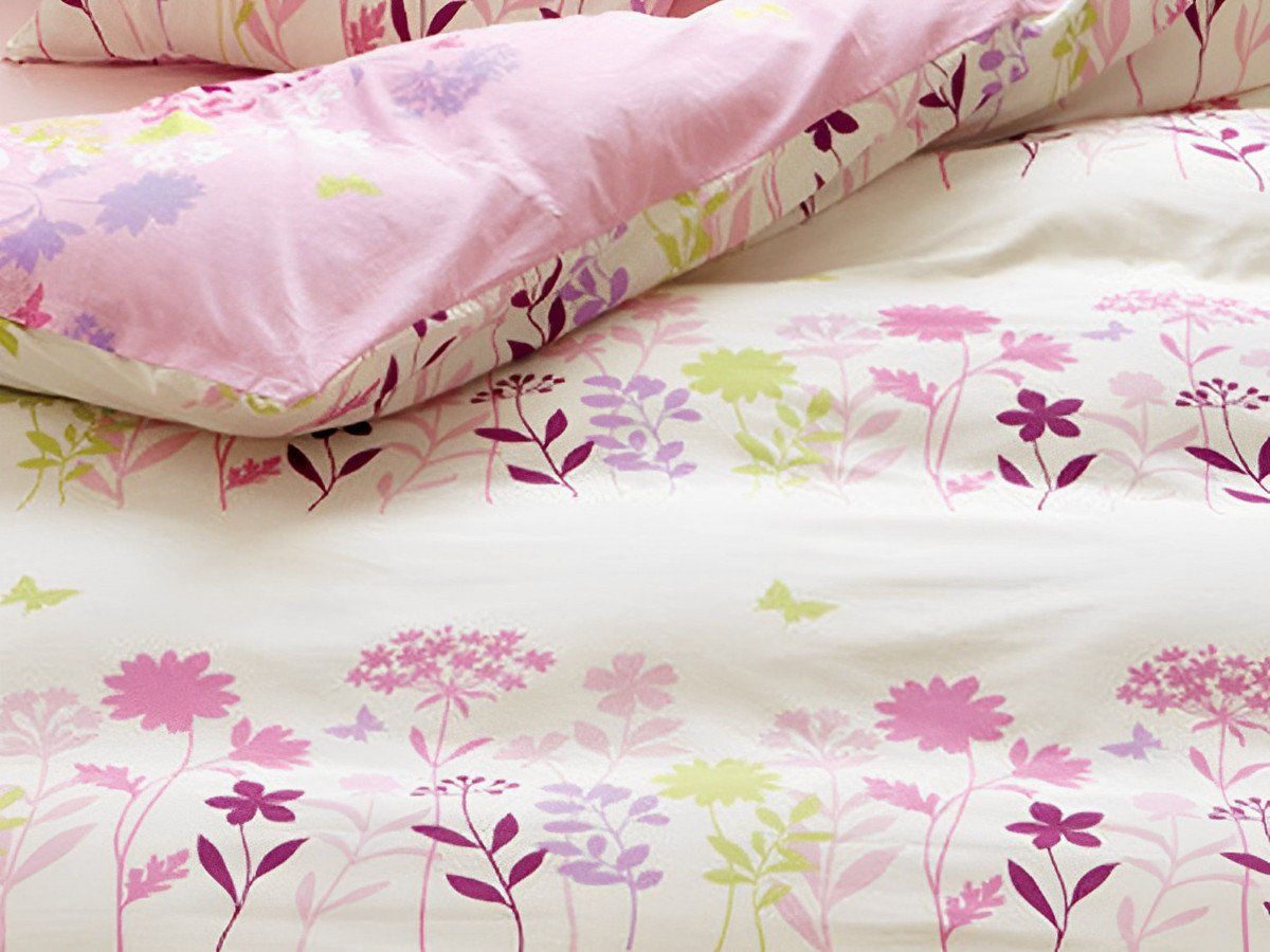 西川（nishikawa） 掛け布団カバー リバーシブル フラワーモチーフ mee