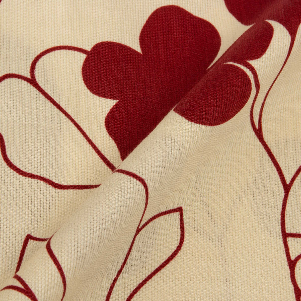 西川（nishikawa） 掛け布団カバー リーフ柄 mee ダブルロング 綿100