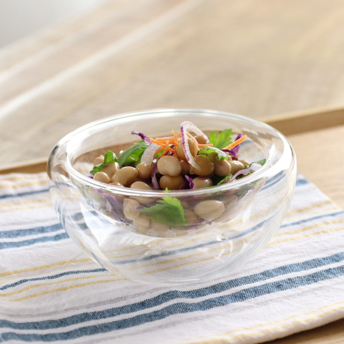 ボウル 13cm DOWBLE WALL ダブルウォール 耐熱ガラス （ 電子レンジ