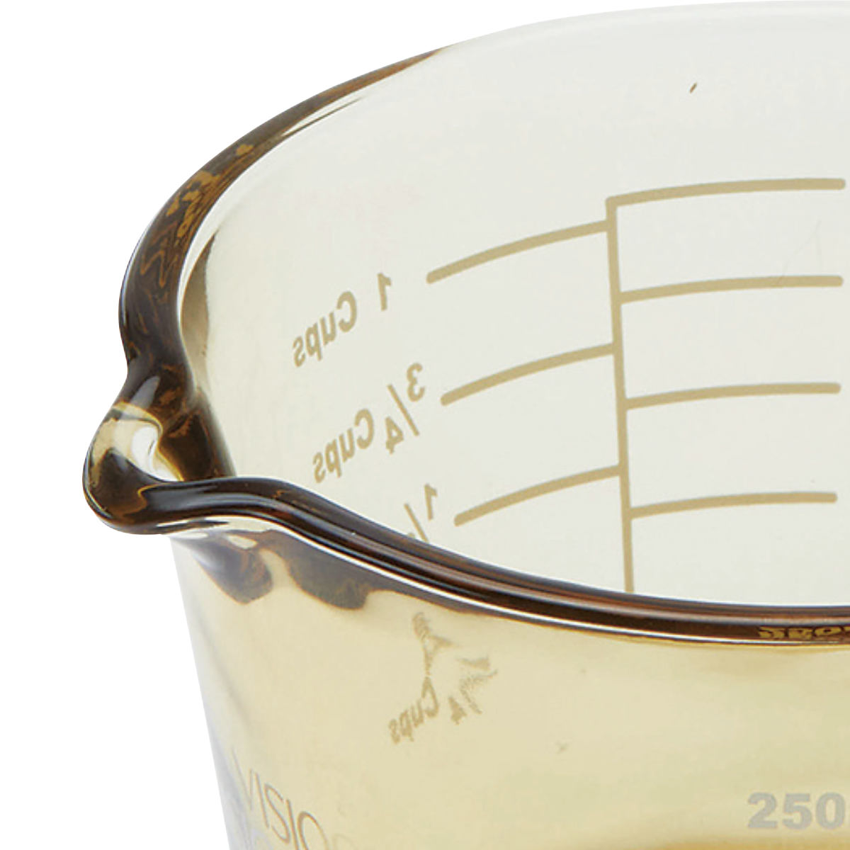 パール金属 計量カップ 250ml VISIONS ガラス製 メジャーカップ