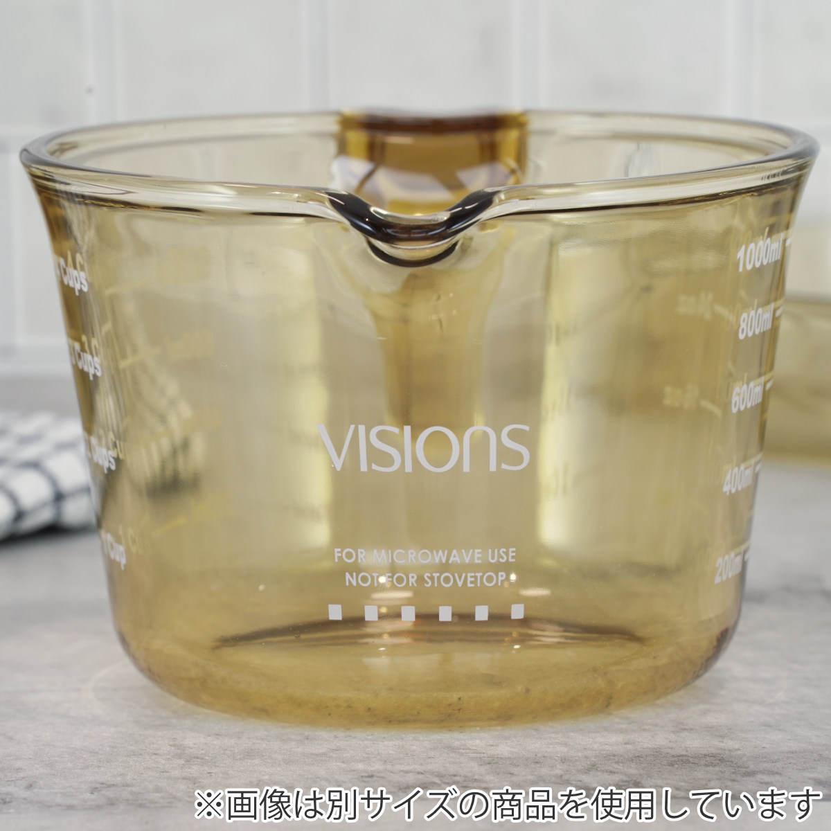 パール金属 計量カップ 500ml VISIONS ガラス製 メジャーカップ