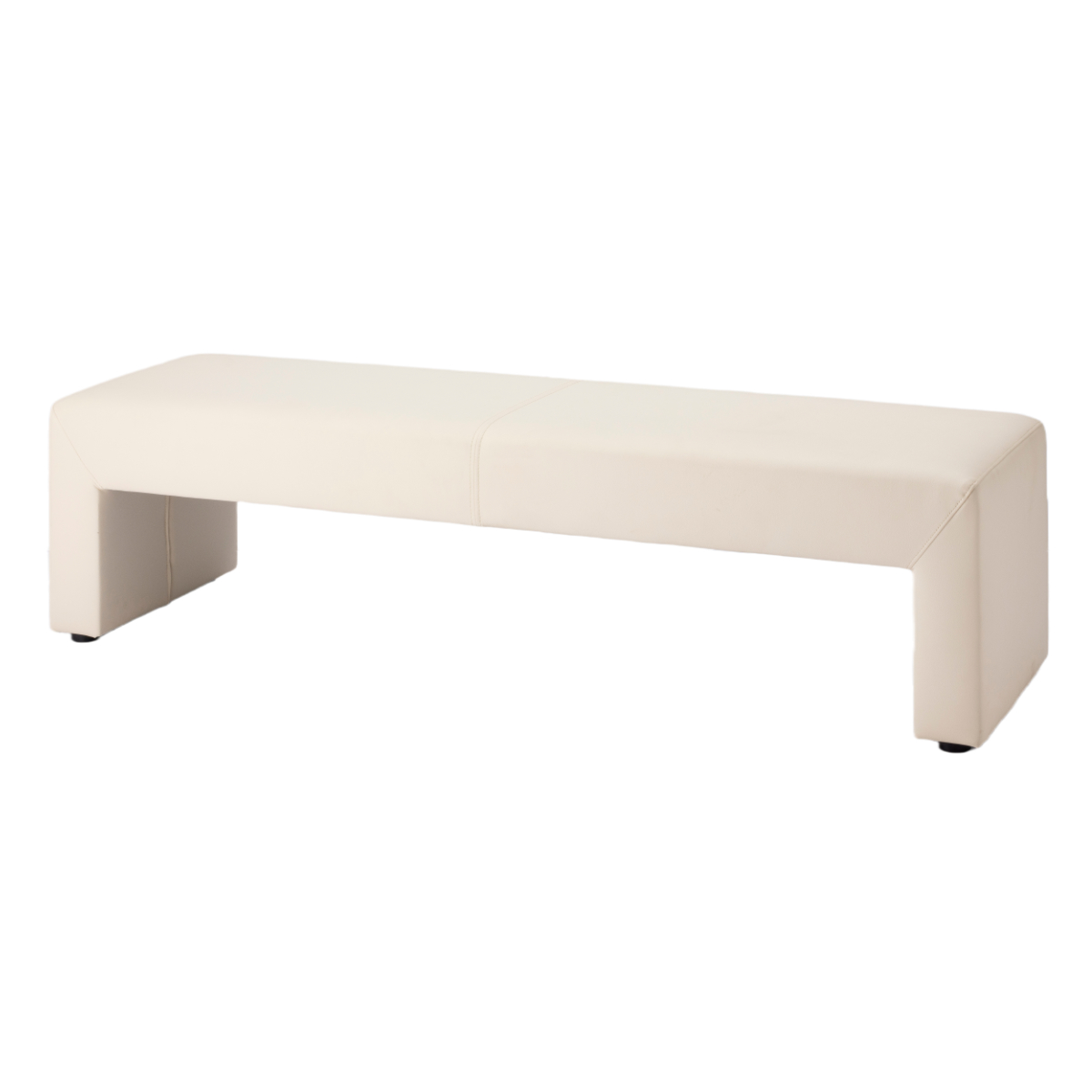 ロビーチェア 幅150cm 3人掛け レザー調 （ 法人限定 長椅子 ベンチ