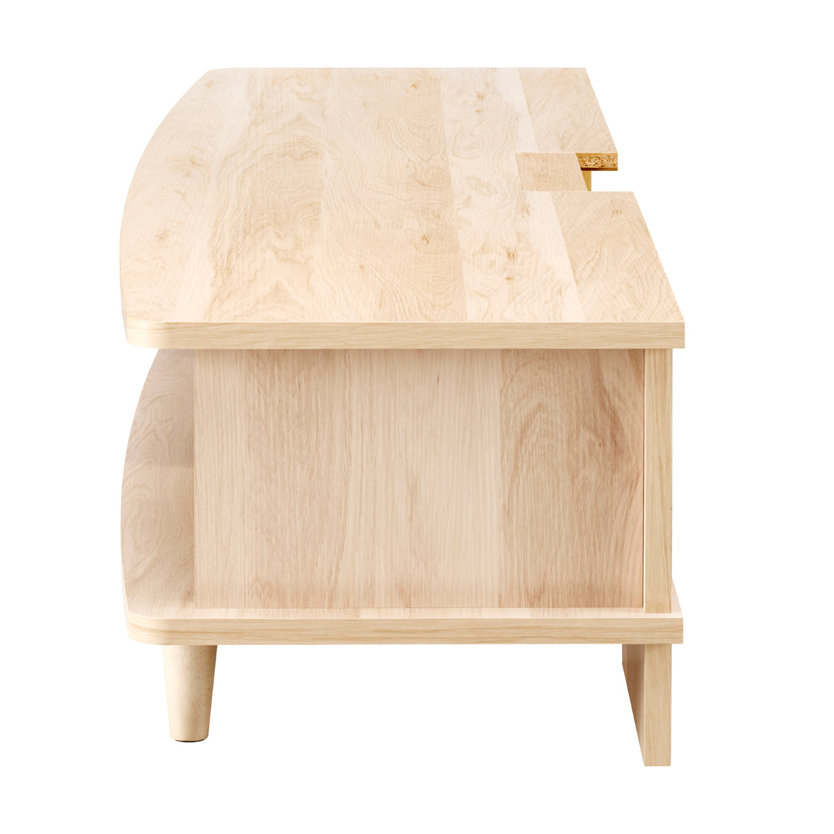 朝日木材加工 テレビ台 幅150cm 65V型対応 ローボード 北欧風 オープン