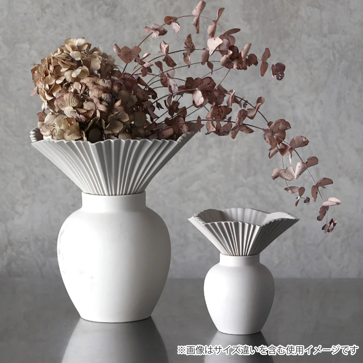 花瓶 CACCIA9 Tiny Nove 陶器 （ 花びん 花器 ベース 無地 フラワー 花 飾る 変形 壺型 カッチャナイン 小 ）