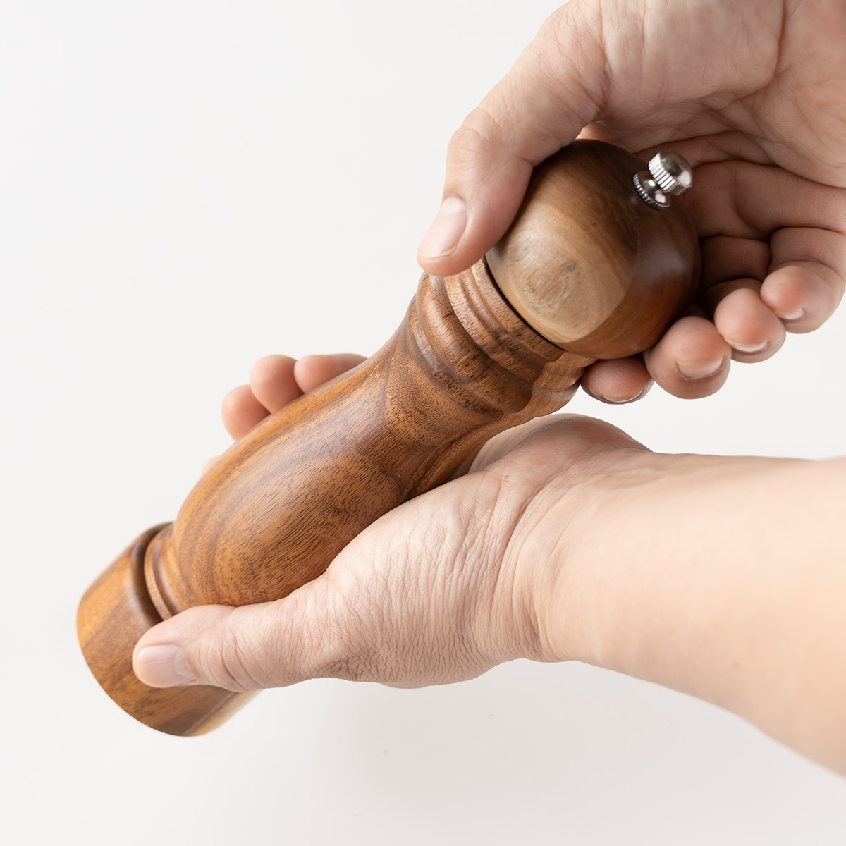 胡椒挽き L アカシア製 ペッパーミル SALUS （ セイラス ソルトミル