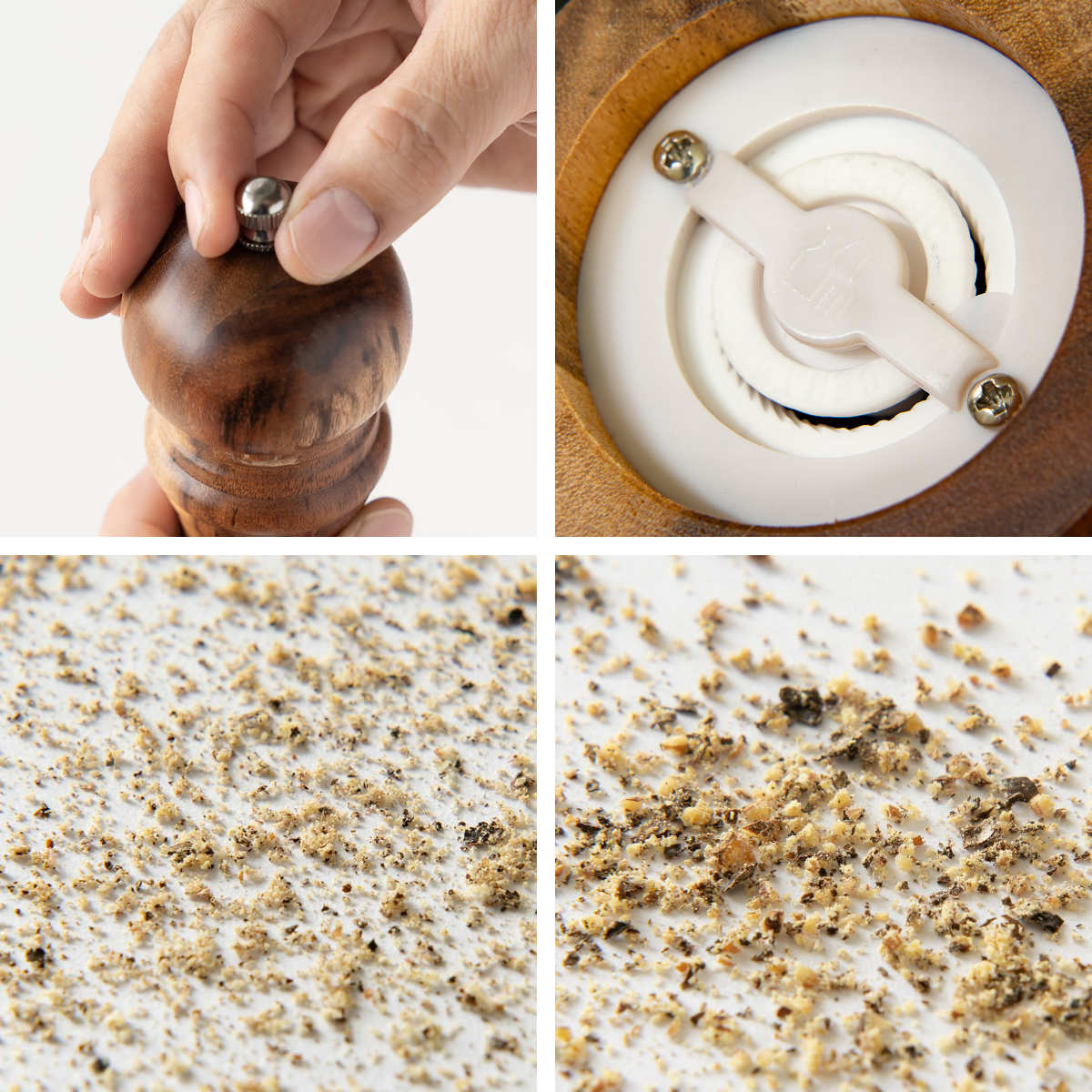 胡椒挽き L アカシア製 ペッパーミル SALUS （ セイラス ソルトミル