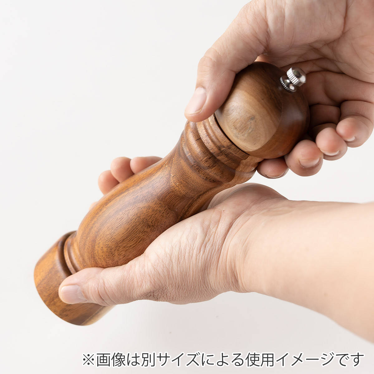 胡椒挽き L アカシア製 ペッパーミル SALUS （ セイラス ソルトミル