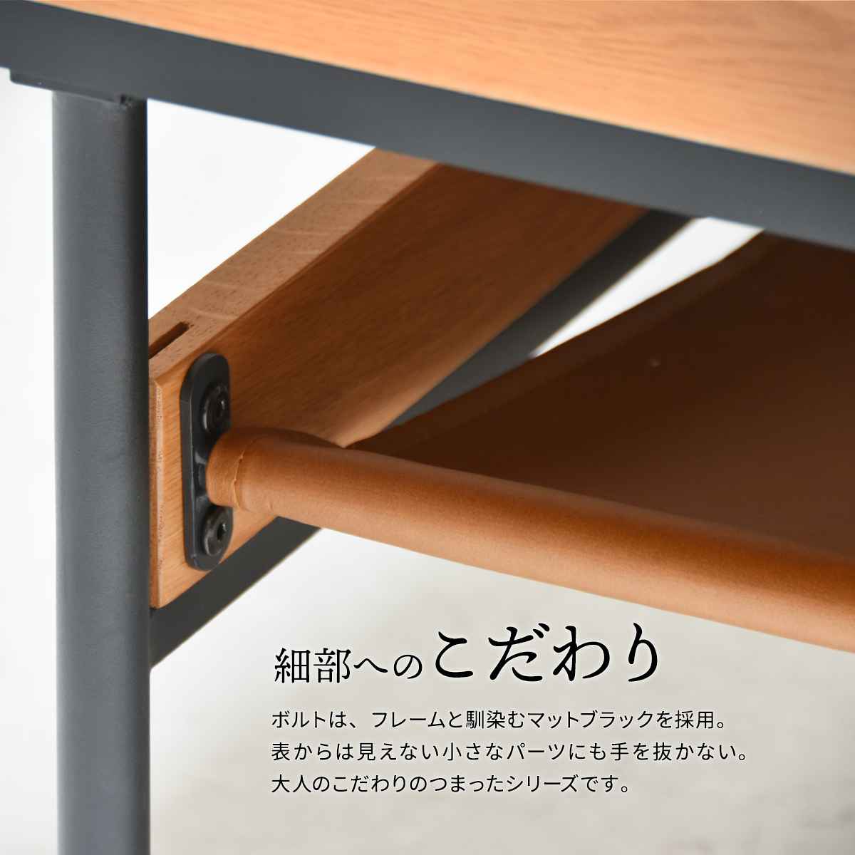 センターテーブル 幅75cm 防水天板 （ 正方形 ミッドセンチュリー リビングテーブル ローテーブル 木目調 ） | B.Bファニシング | 13