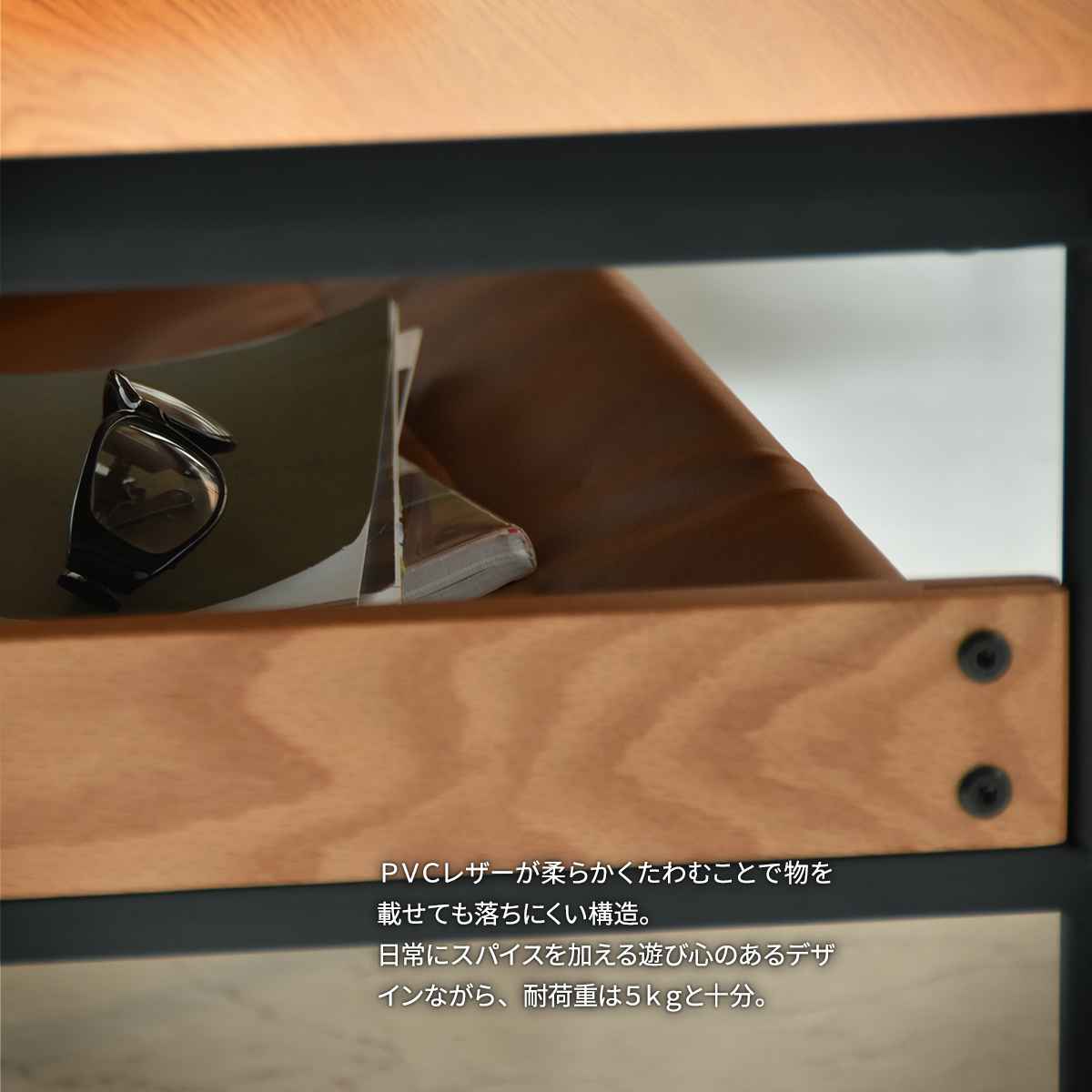 センターテーブル 幅75cm 防水天板 （ 正方形 ミッドセンチュリー リビングテーブル ローテーブル 木目調 ） | B.Bファニシング | 06