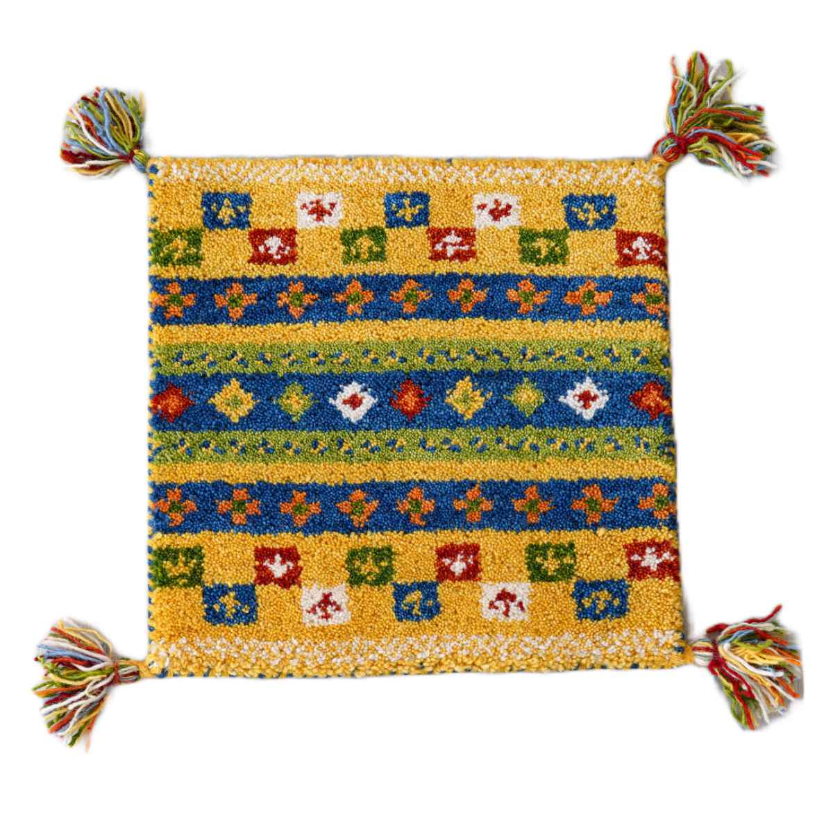 ERARE（エラーレ） チェアパッド ギャッベ ハンドノット 手織り 40