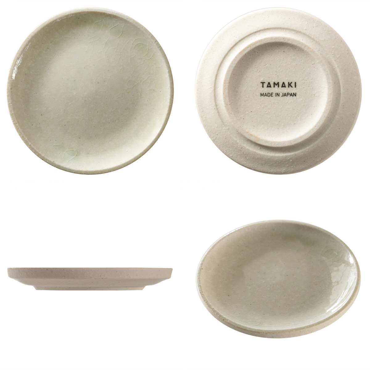 プレート 10cm BLOCK ブロック 陶器 美濃焼 （ 食洗機対応 電子レンジ