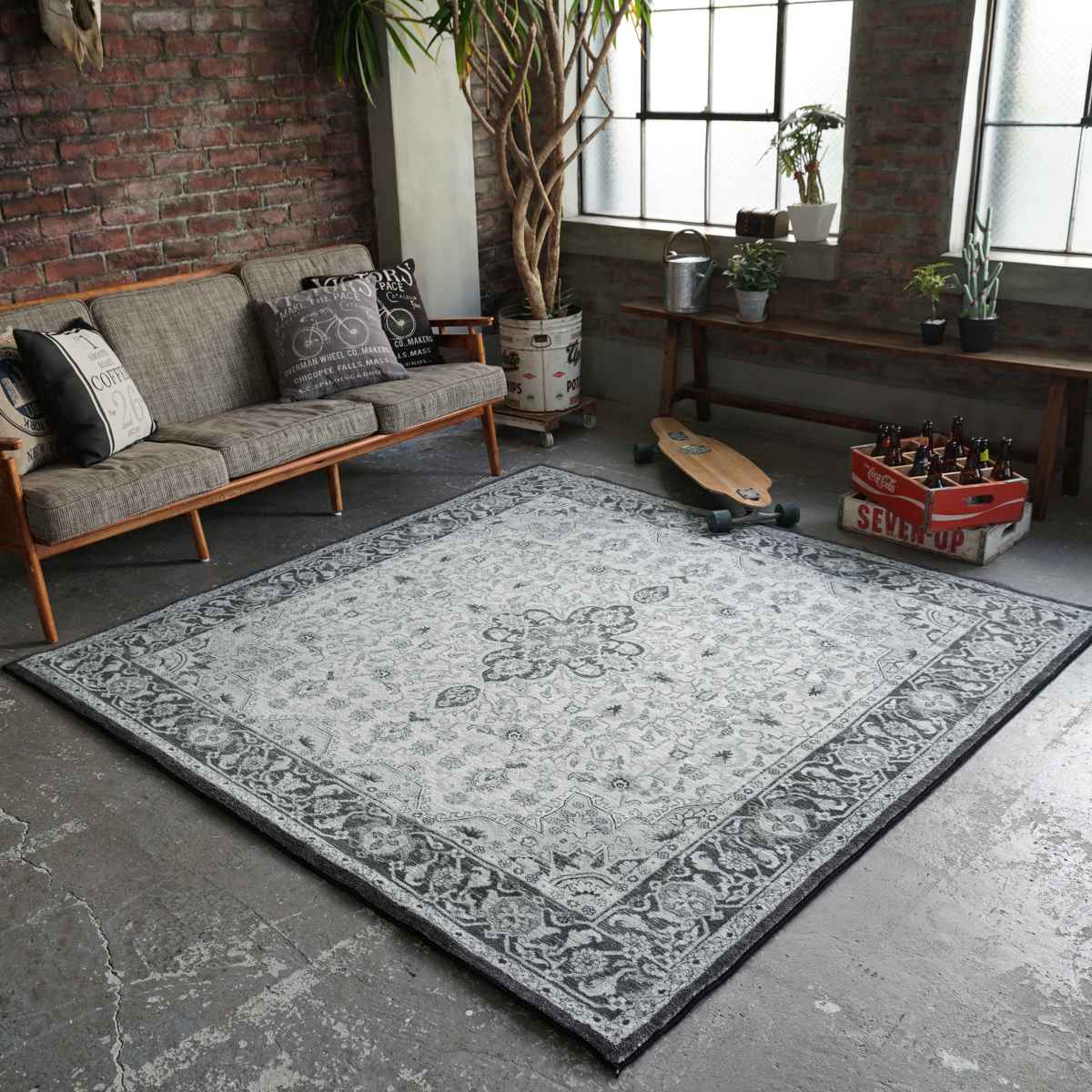 ERARE（エラーレ） ラグ マイクロファイバー ヴィンテージテイスト 200