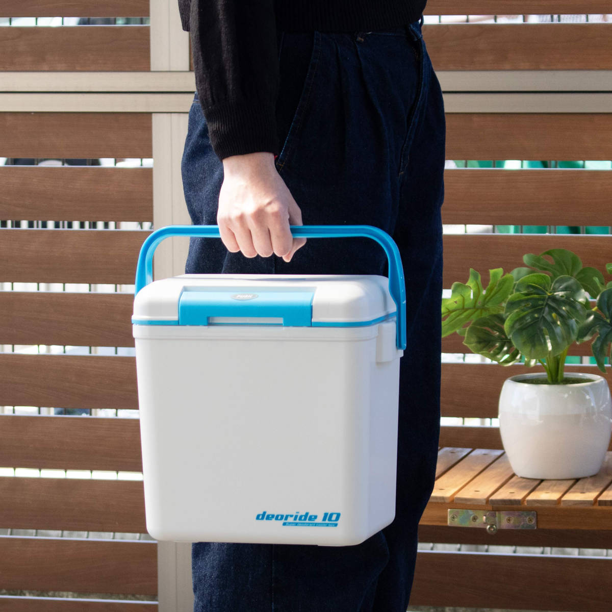 SANKA クーラーボックス 8L デオライド10 消臭 （ 保冷 クーラーBOX