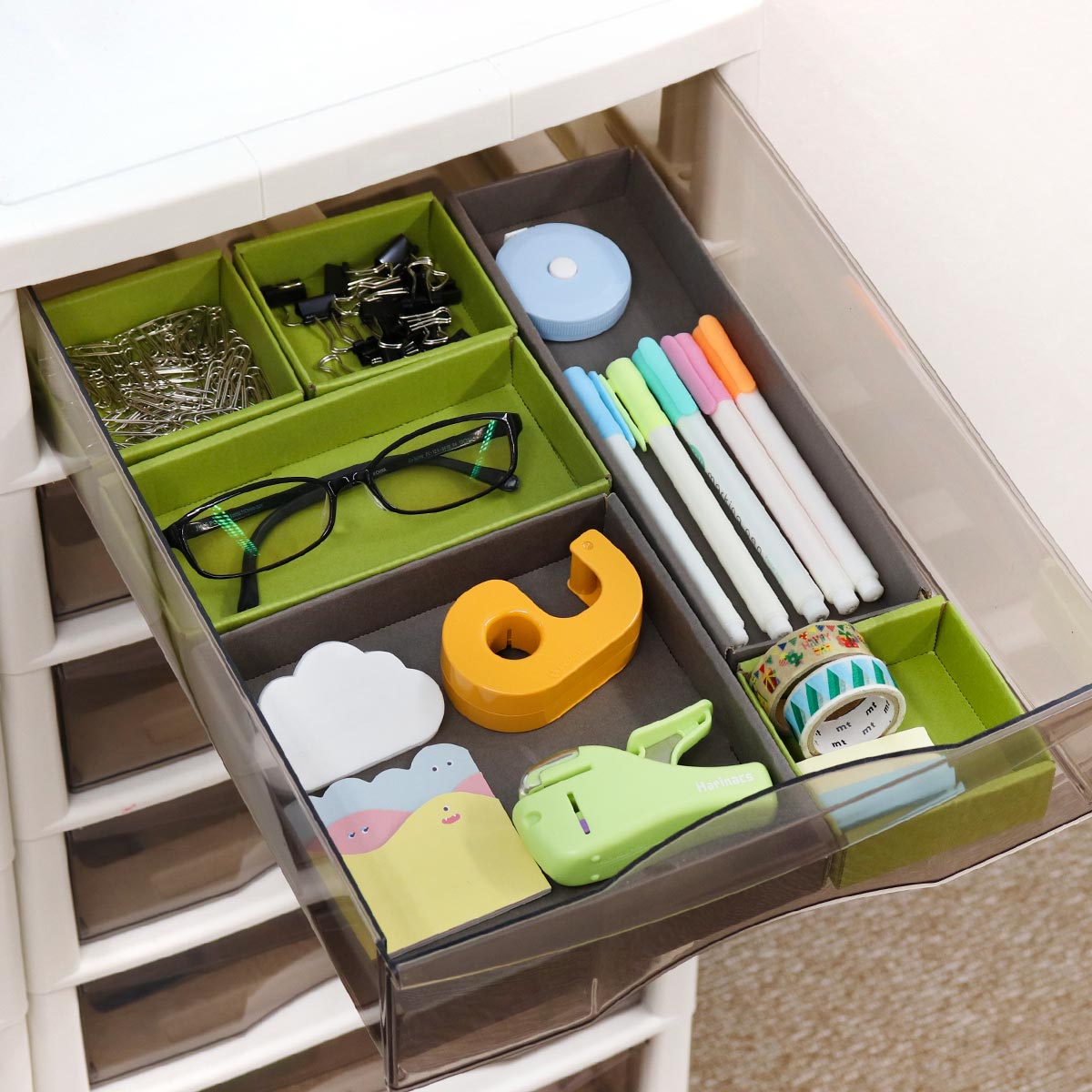 収納トレー ケース 整理トレイSHIKI 浅型 10個セット （ 引き出し