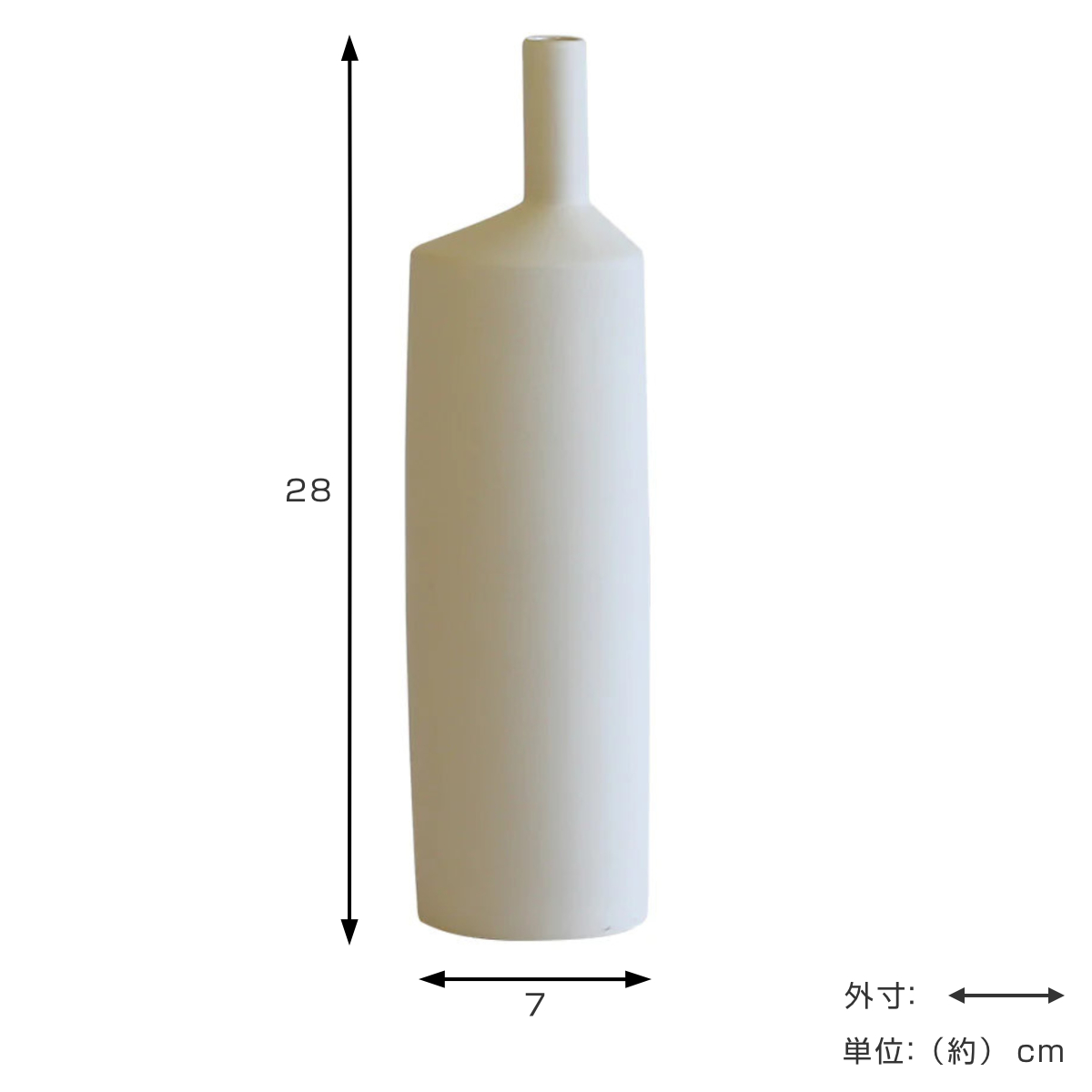 花瓶 CACCIA9 TRE 陶器 ( 花びん...の詳細画像2