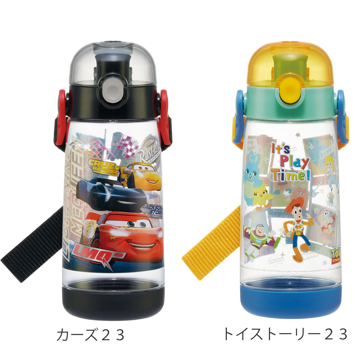 スケーター 水筒 キッズ ワンタッチ プラスチック 直飲み ボトル 480ml